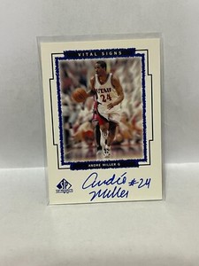 1999 SP Top Prospects Vital Signs #AM Andre Miller - AUTOGRAPH
