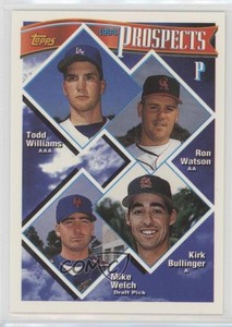 1994 Topps Prospects Spanish Todd Williams Kirk Bullinger Mike Welch Rookie RC