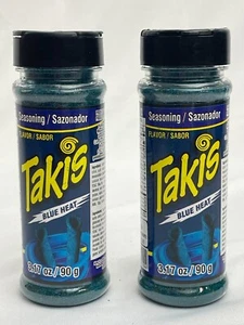 TAKIS BLUE HEAT Powder Seasoning 2 pack Polvo Chilito Sasonador fruit enhancer - Picture 1 of 4