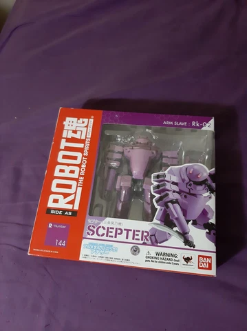 Robot Damashii 144 Full Metal Panic! Purple RK-02 Scepter, Used Complete in Box Cover