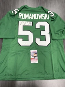 Bill Romanowski Signed New York Jets Custom Jersey JSA COA - Picture 1 of 2