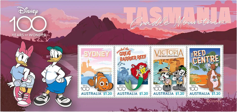 Australia - Disney 100 Minisheet - Image 1 of 1