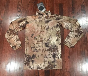 NWT$100 Mens Kryptek Valhallacamo Shirt Zip Neck Long Sleeve XS - Picture 1 of 6