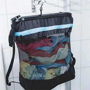 Foldable Dirty Laundry Bag - Travel Holiday - Storage Basket - Space Saving New - Picture 1 of 1