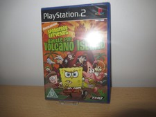 SPONGEBOB BATTLE FOR VOLCANO ISLAND, PS2, NEW, SEALED PAL