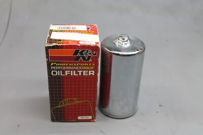 K&N CHROME ENGINE OIL FILTER  56-0173C #6 - Image 1 of 4