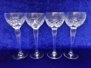 Brierley Crystal Bruce Wine Glasses x 4 - Picture 1 of 10