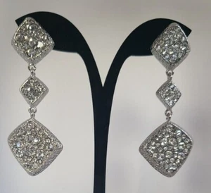 Elegant Rhinestone Earrings - Picture 1 of 8