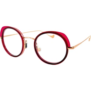 Monture de lunettes femme Caroline Abram Wally en métal 604 cristal fuchsia rose 45-22 - Photo 1/6