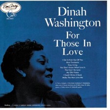 Washington, Dinah - For Those in Love - Washington, Dinah CD MIVG The Cheap Fast