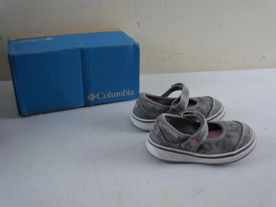 COLUMBIA Niños 8 M Kylie Gris Lona Mary Jane Correa Zapatos NUEVOS $45 Foto 1 de 4