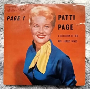 PATTI PAGE Page 1 - A Collection Of Her Most Famous Songs LP 1957 UK PRESS Jazz - Picture 1 of 5