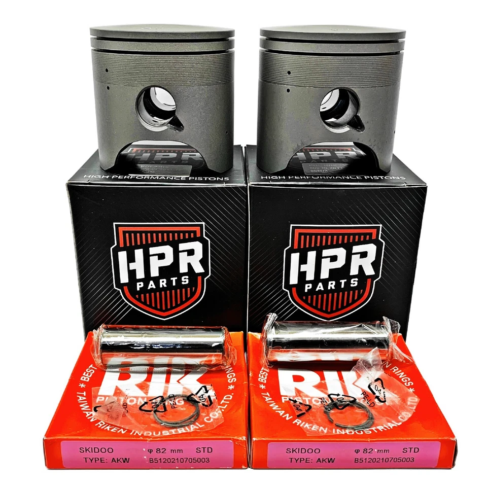 82mm STD HPR Performance Pistons 2007-2019 Ski-Doo 800R E-TEC P-TEK MXZ X Summit - Image 1 of 1
