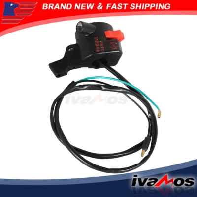 Para CRF50F Honda 2004-2021 Carcaça #V119 Guidão Direito Interruptor de Parada - Imagem 1 de 4