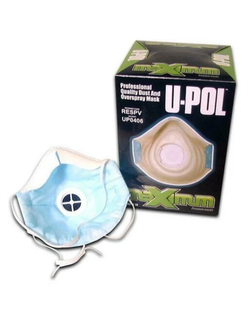 U-POL face masks x 10 RESPV latex free - Image 1 of 1