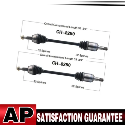 Par trasero conjunto eje CV Surtrack para Jeep Grand Cherokee 4x4 2014 2015 Foto 1 de 4