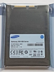 128 GB SATA Samsung SSD 830 Series MZ-7PC128 2D-NAND MLC 2.5 " Hard Drive New - Picture 1 of 1