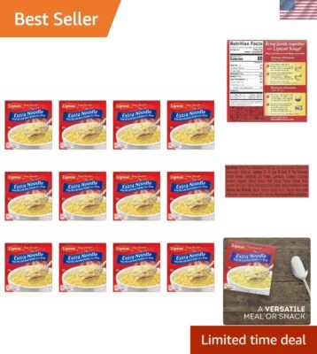 Вкусный суп быстрого приготовления секреты - дополнительная лапша, вкус куриного бульона - 12 коробок - Изображение 1 из 4