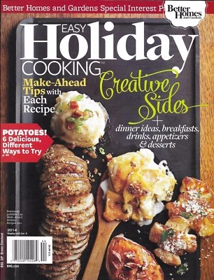 Easy Holiday Cooking Magazine Potatoes Dinners Breakfast Desserts Creative Sides - Image 1 of 4