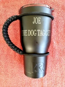 Paracord Tumbler Handle Handmade Fits Most Tumblers Assorted Colors - Picture 1 of 9