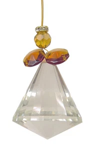BUTW Faceted crystal ball rainbow angel tree window ornament 5241K - Picture 1 of 4