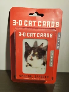Mazzo di Carte da Gioco Lenticolari 3D Gatto Poker Effetto Movimento - Foto 1 di 2