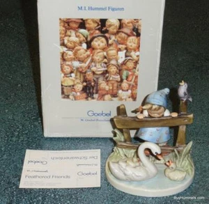 Goebel Hummel Figurine #344 "Feathered Friends" TMK6 With Box - CHRISTMAS GIFT! - Picture 1 of 13
