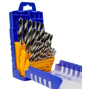 Brad Point Drill Bit Set, 29-Piece Chrome Vanadium Wood Drill Bits, Sizes fro... - Picture 1 of 4