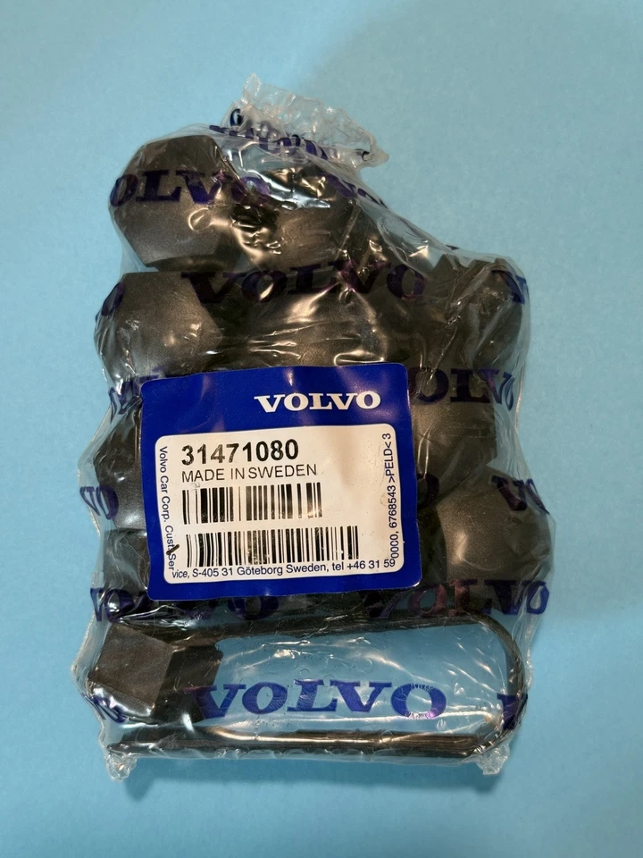 Volvo Wheel Lug Bolt Cap 31471080 For C70 C30 S40 V40 V50 XC30 XC40 XC60 XC90 - Image 1 of 1