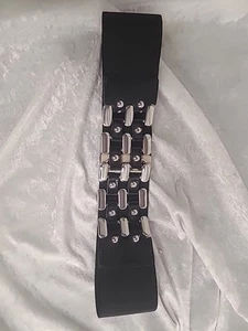 Cintura WHBM White House Black Market nera con fiocco in raso taglia small - Foto 1 di 11