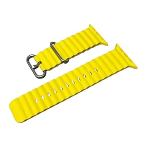 cinturino originale usato Apple Watch serie 10 9 8 7 44MM 45MM 46MM 49mm Ocean giallo - Foto 1 di 5