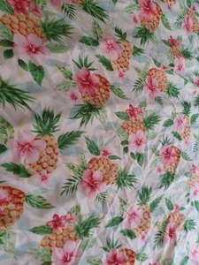 Food Network Sommer Herbst Tischdecke 60” x 80” Oval Aquarell Blumen Vintage - Bild 1 von 3