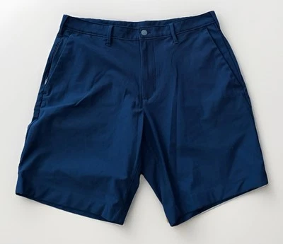 Pantalones Cortos de Golf Lands End Para Hombres 34 Azul Rendimiento Chino Bolsillos Frontales Planos Elastizados Foto 1 de 4