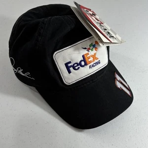 NOS! Denny Hamlin 11 FedEx Racing Patch Hat Cap Chase Authentics Joe Gibbs JGR - Picture 1 of 15