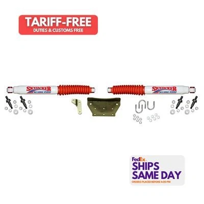 Skyjacker 7299, Kit White Steel Dual Stab Kit W/Red Boots Performance Parts - Image 1 of 4