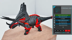 🔥ARK Survival Ascended OFFICIAL PVE - PAIR TEK TRIKE CLONE TOP STATS - Bild 1 von 2