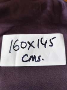 Dressmaking Fabric Deep Plum Satin Remnant 160 X 145 CMS - Picture 1 of 6