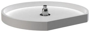 Rev-A-Shelf 6221-22-52 Classic 1 Shelf 22" D Shaped Lazy Susan - White - Picture 1 of 4