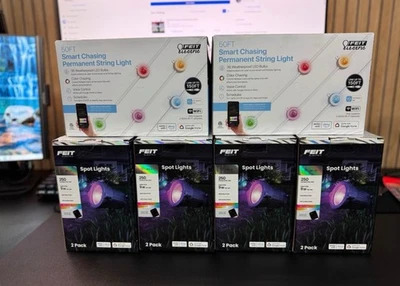 Feit Electric Permanent String & Spot Lights Lot - Image 1 of 3
