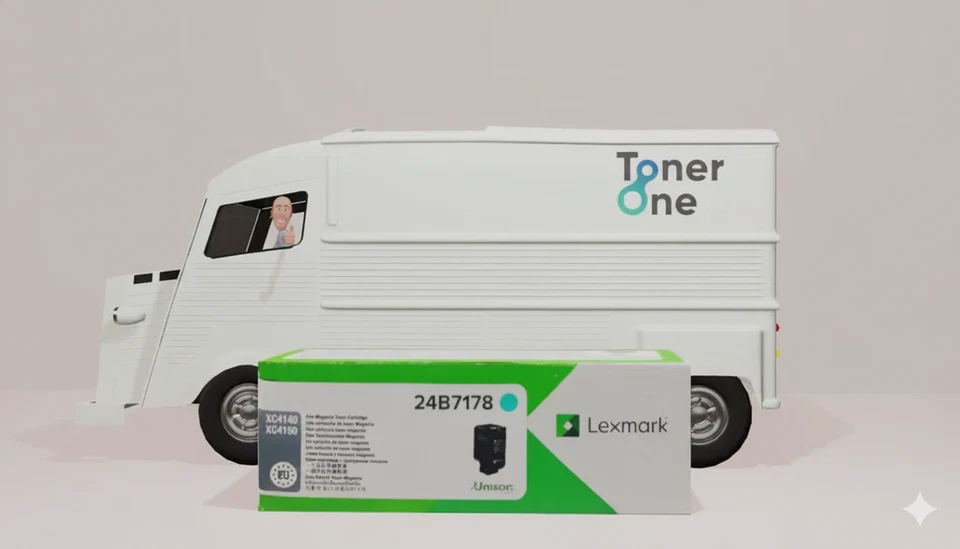 Original Lexmark 24B7178 Cyan Toner Cartridge 6000 Pages - New - Image 1 of 1