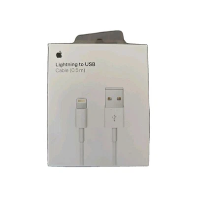 Genuine Apple 0.5m (1.5ft) Lightning to USB Charging Cable for iPhone ME291AM/A  - Image 1 of 4