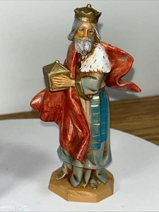 Vintage Fontanini Erbstück Krippensammlung Melchior #72514 Weiser Mann Figur 5 Zoll - Bild 1 von 4