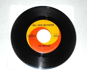 Beatles 45 Canadian First Pressing Roll Over Beethoven/Please Mr. Postman, EX++ - Picture 1 of 3