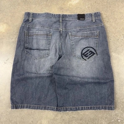 Pantalones Cortos Sueltos De Colección Y2K Enyce Hip Hop Patinador Pantalones Cortos Talla 42 Foto 1 de 4