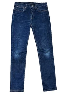 Pantalones de mezclilla APC Petit Standard para hombre talla 29 ribete japonés oscuros ajustados rectos - Imagen 1 de 6