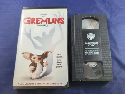 Gremlins (VHS, 1999, Clamshell) Rare Screening Cassette HTF - Image 1 of 2