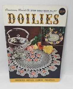 VINTAGE! Doilies Crochet Pattern Booklet by American Thread Company - Picture 1 of 2