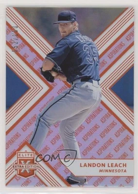 2018 Panini Elite Extra Edition Aspirations Orange /100 Landon Leach #121 - Image 1 of 2