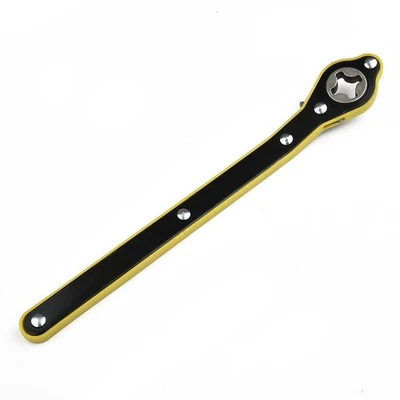 Car Scissor Jack Ratchet Wrench Garage Tire Wheel Lug Handle Labor Saving 1x New - Image 1 of 4