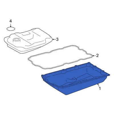 For Lexus LX570 2008-2015 Lexus 351060C030 Transmission Oil Pan - Image 1 of 2